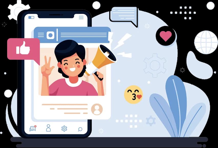 Digital Marketing Illustration